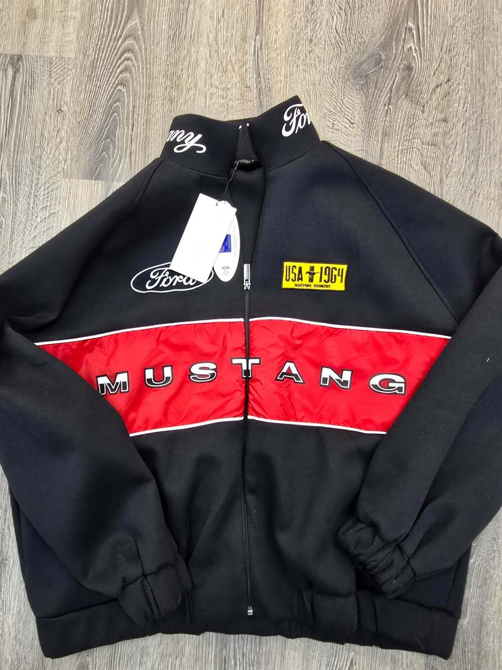 Zara x Ford Mustang Zip-Up Track Jacket
